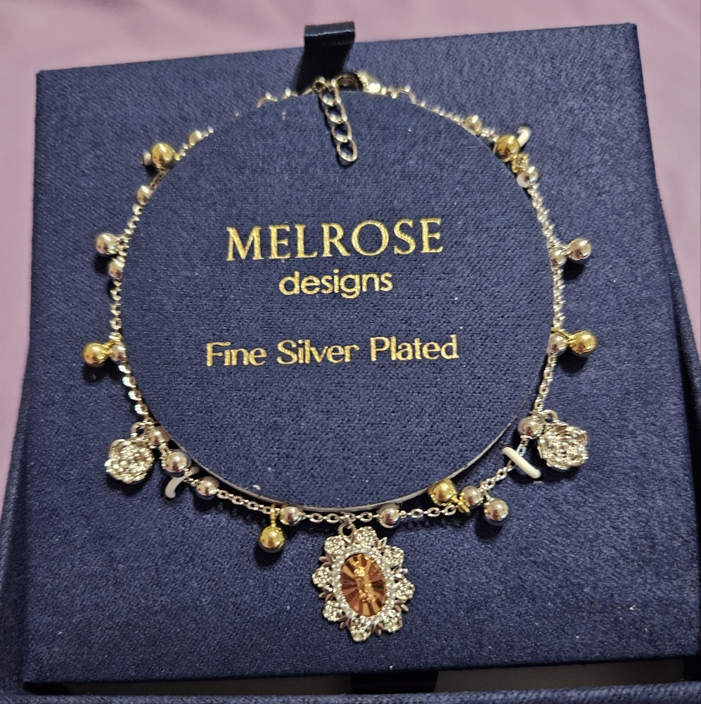 NEW Melrose Designs Fine Silver Plated Bracelet